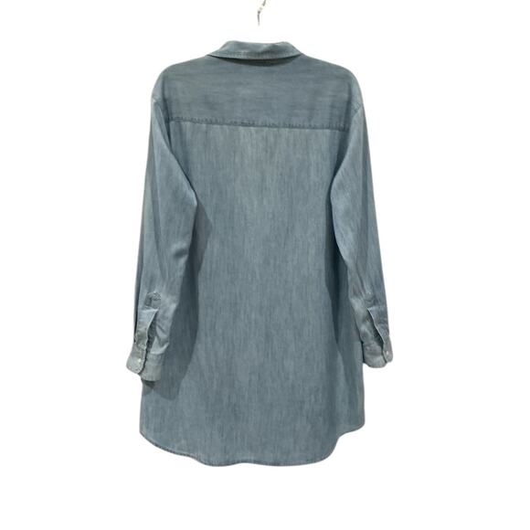Frank & Eileen Mary Classic Shirtdress Famous Denim Classic Blue Wash Size Small - Picture 9 of 16